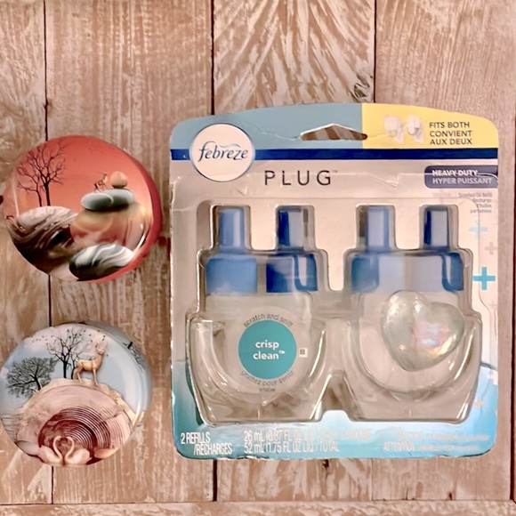 🌱Febreze Dual Plug Refills & 2 Candles 🌱 NWT - Picture 1 of 11
